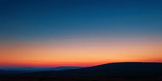 Peaceful evening atmosphere with soft twilight colors representing calm transition time